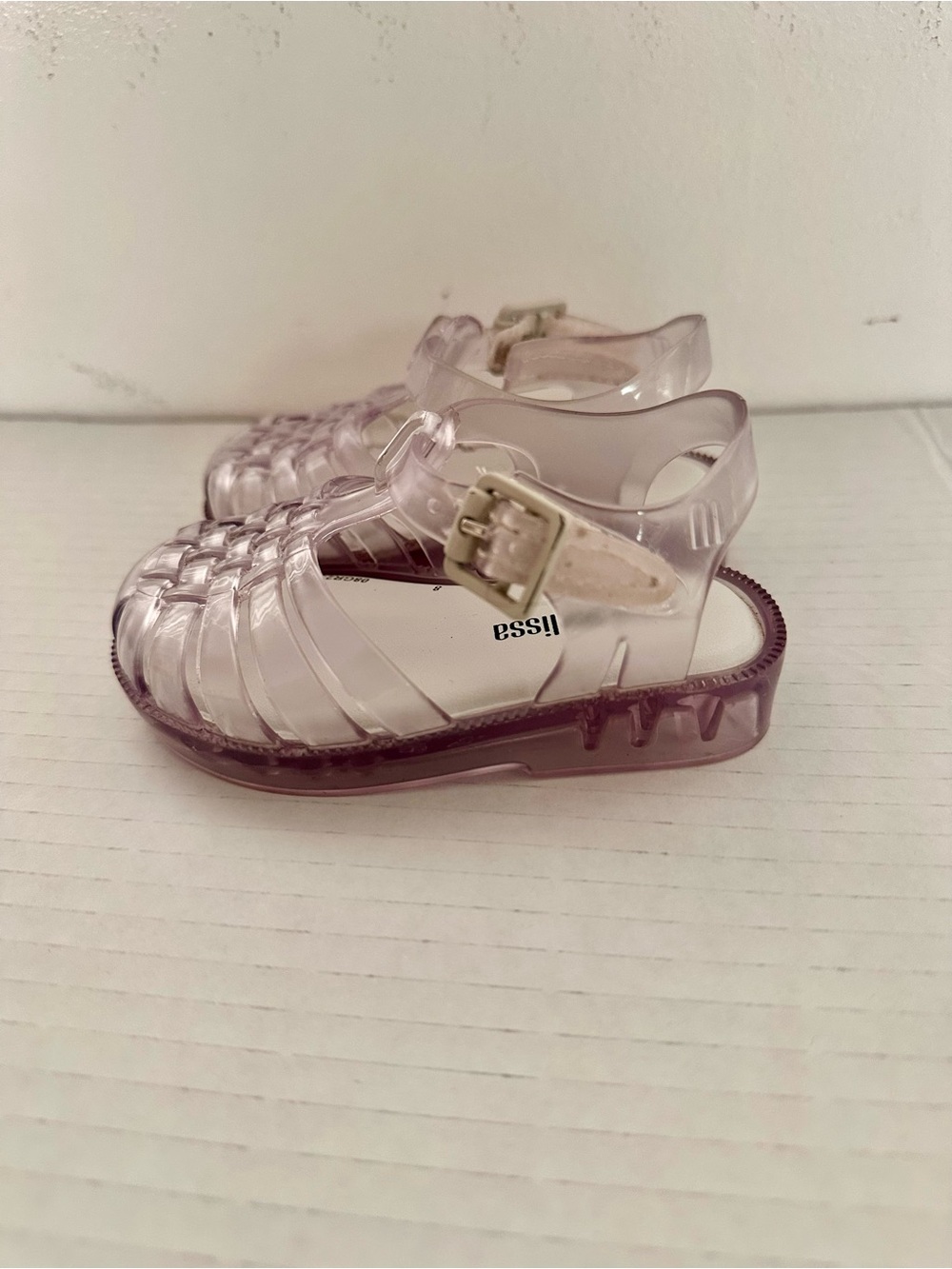 Gladiator Clear Jelly Fisherman Sandals - Mini Melissa - Picture 2 of 7